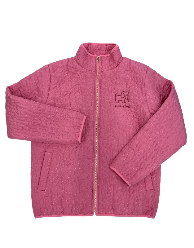 Versatile Style QUILTED JACKET, PINK