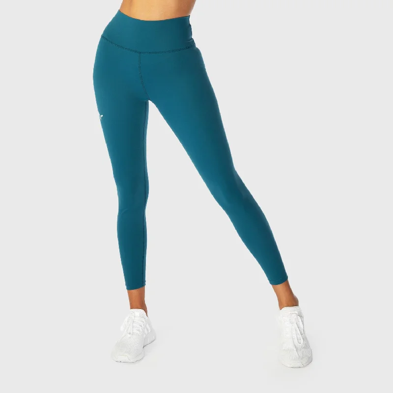 Urban Chic Infinity Cropped 7/8 Leggings - Blue Coral