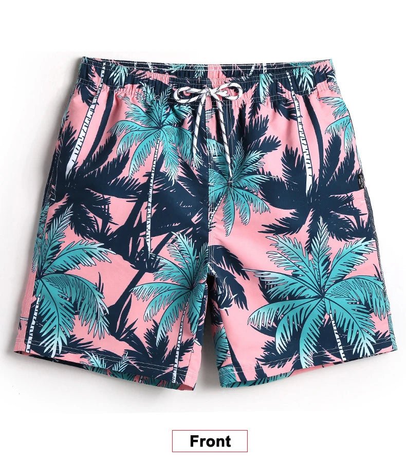 Cozy Footwear Quick Dry Swimming Trunks for Men - Xiamen Dropshipping Swim Logo Printed Board Shorts