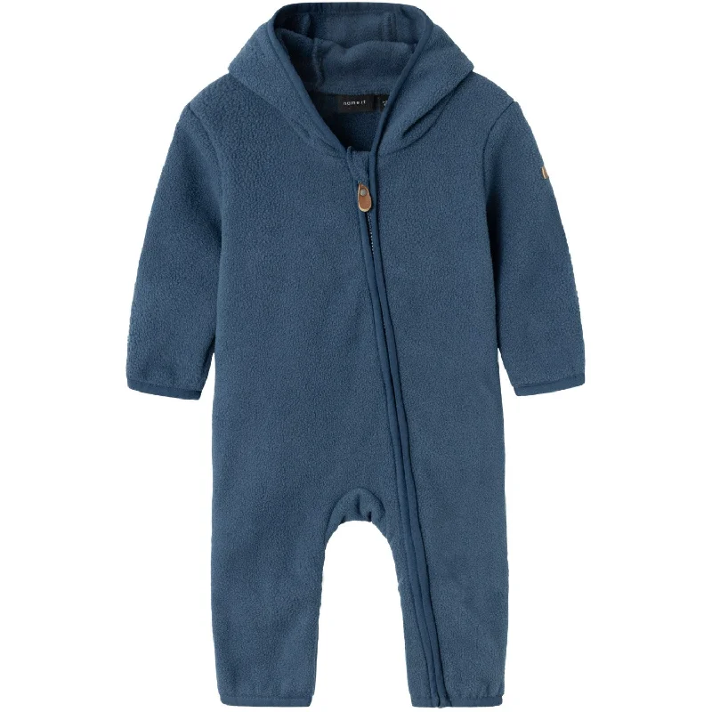 Comfortable Fashion Looks Name It Dark Denim Meeko Fleece Suit