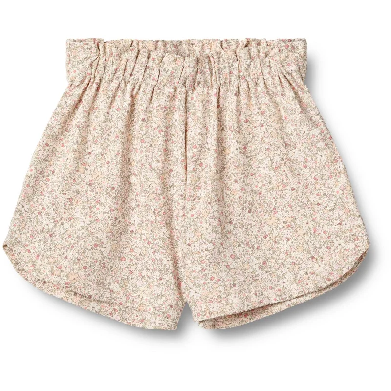 Soft Comfort Wheat Cream Flower Meadow Jersey Shorts Karen