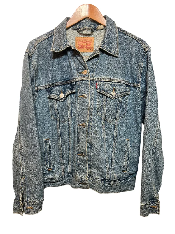 Comfortable Tops Levi Blue Denim Jacket (Size M)