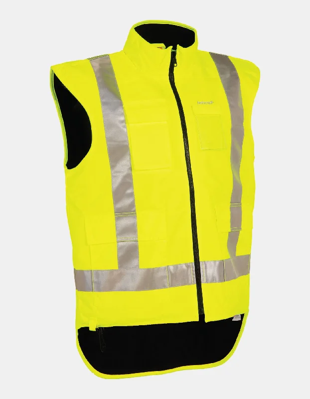 Basic Comfort Tuffviz Highway Vest Lime