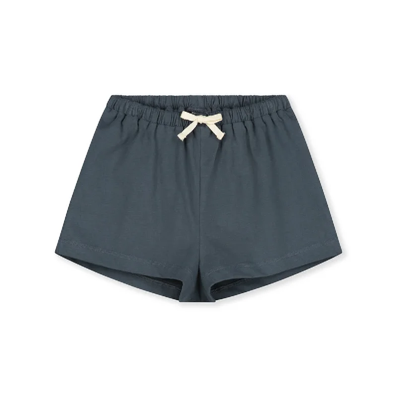 Lounge Chic Oversize Shorts in Blue Grey by Gray Label - Last One In Stock - 7-8 Years