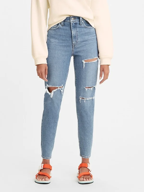 Soft Layers High Waisted Mom Summer Games Jeans