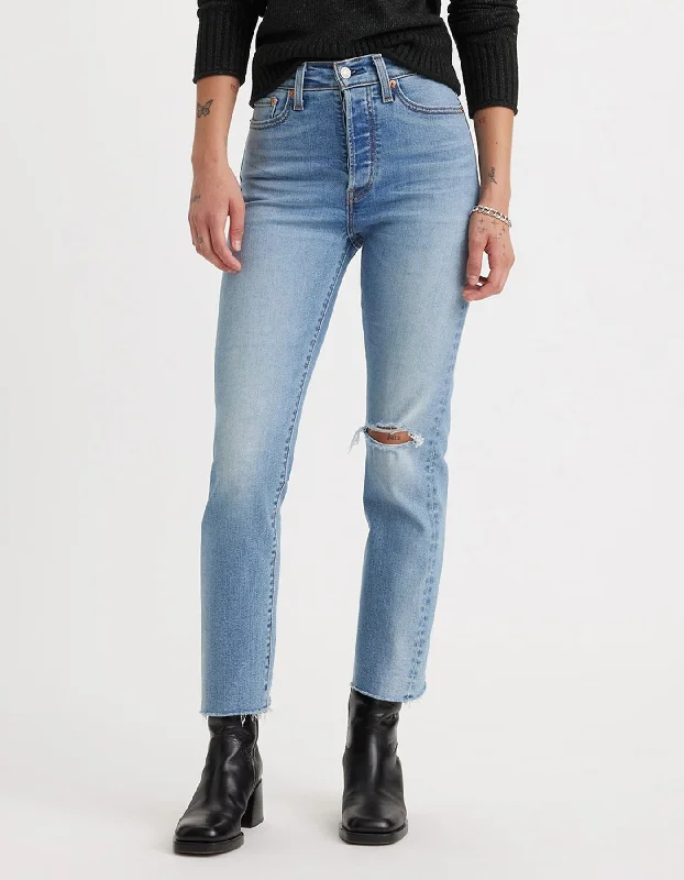 Fresh Comfort Wedgie Straight Night Sight Jeans