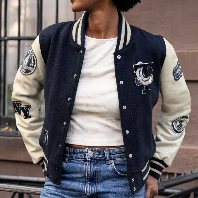 Classic Comfort Varsity Jacket | Navy 10 Year