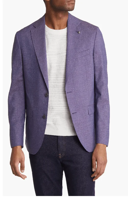 Easy Chic Jack Victor Purple Mix Midland Sport Jacket