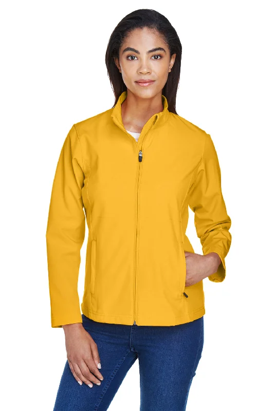 Soft Clothing Team 365 Womens Leader Windproof & Waterproof Full Zip Jacket - Athletic Gold