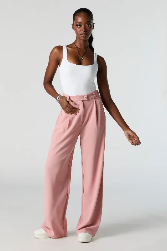 Timeless Comfort Crepe Straight Leg Dress Pant