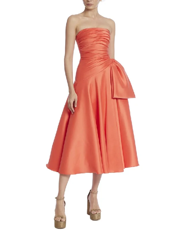 Easy Style Badgley Mischka Perfect Ruched Strapless Dress