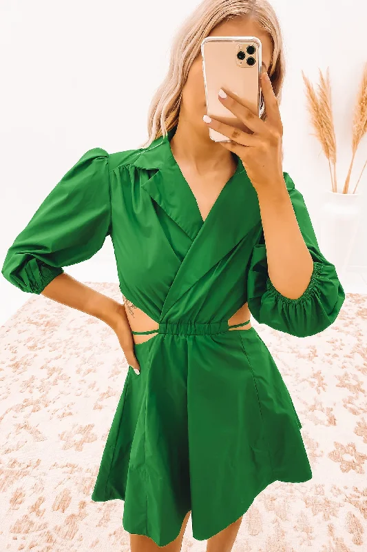 Trendy Dresses Elodie Mini Dress Green