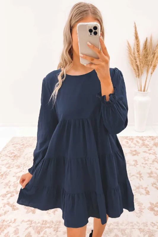 Everyday Outfits Fleeton Mini Dress Navy