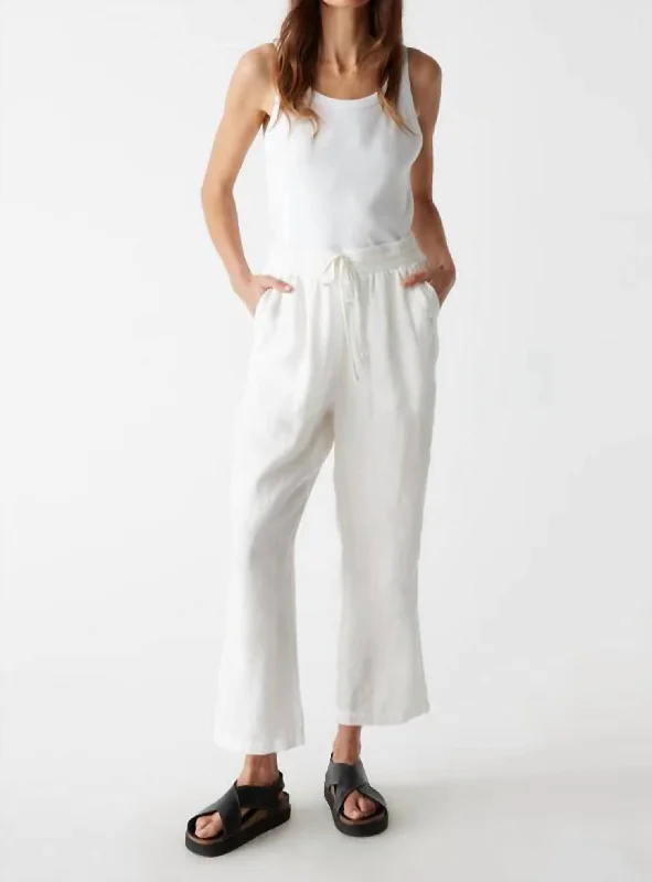 Urban Chic Nolan Pull On Pants In White