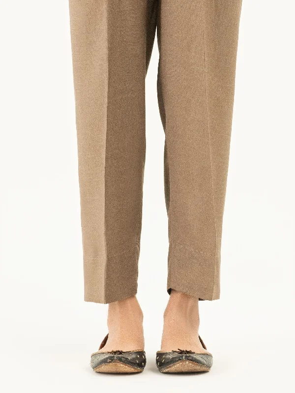 Urban Comfort Dyed Silk Trousers(Pret)