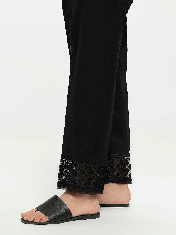 Simple Elegance Laced Cambric Trousers