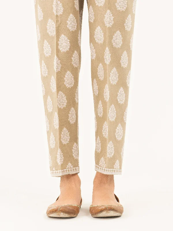 Comfortable Jackets Printed Jacquard Trousers(Pret)