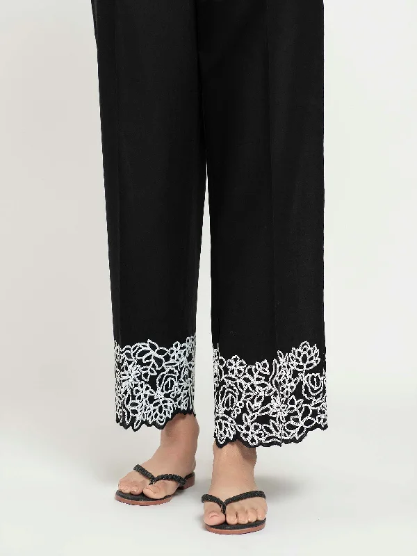 Versatile Casuals Embroidered Cambric Trouser