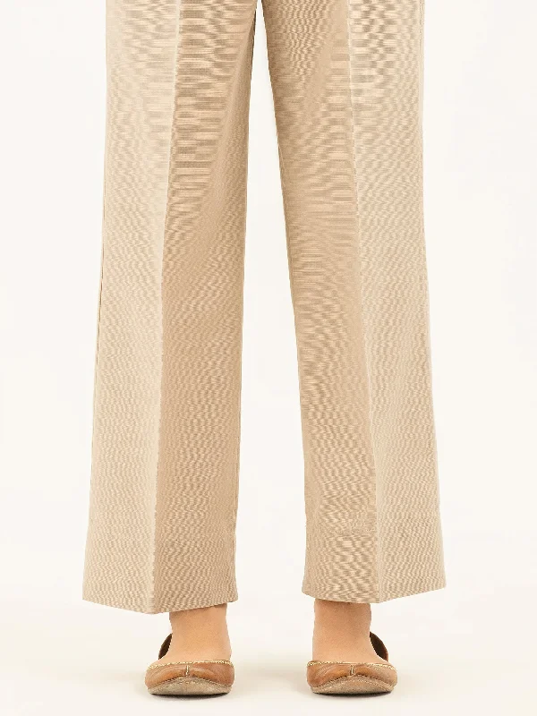 Simple Chic Dyed Khaddar Trousers(Pret)