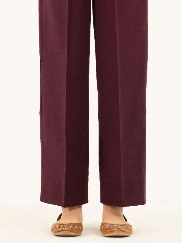 Timeless Style Dyed Khaddar Trousers(Pret)