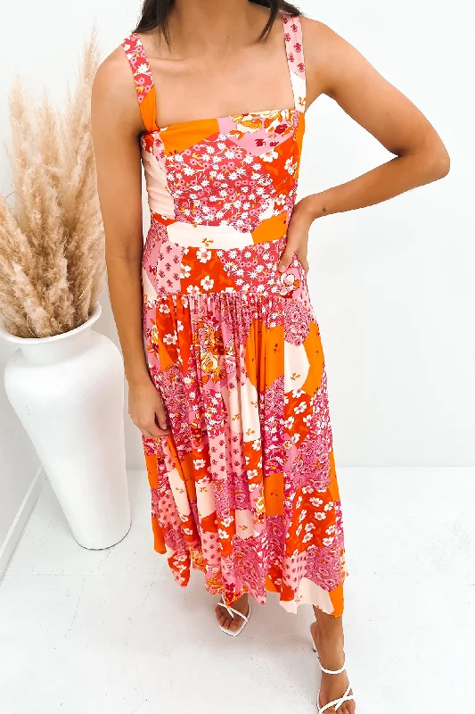 Relaxed Tops Pria Maxi Dress Pink