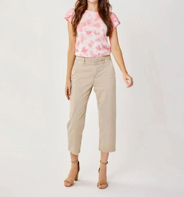 Warm Comfort Sausalito Pants In Light Khaki