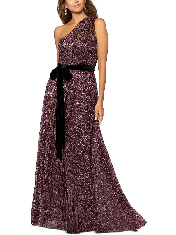 Modern Comfort Womens Shimmer Maxi Evening Dress