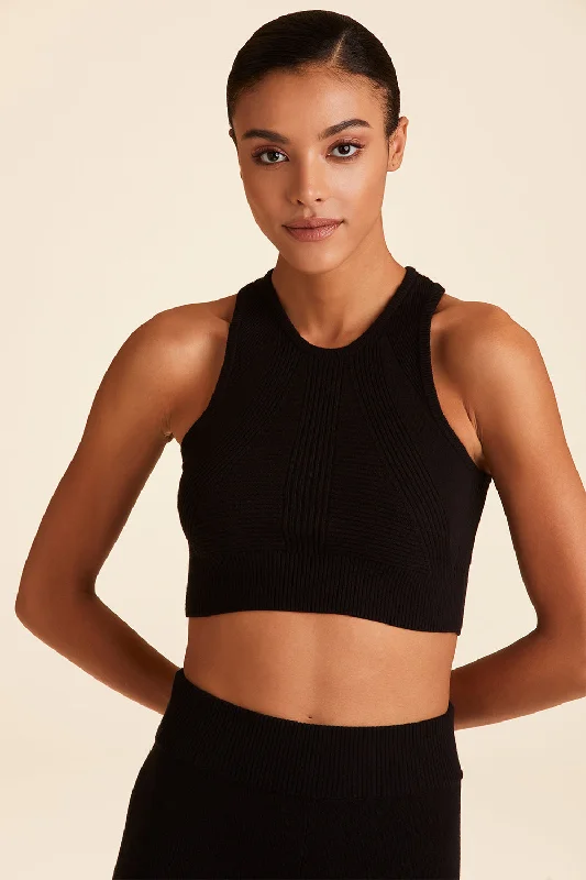 Effortless Elegance Goddess Cashmere Crop Tank