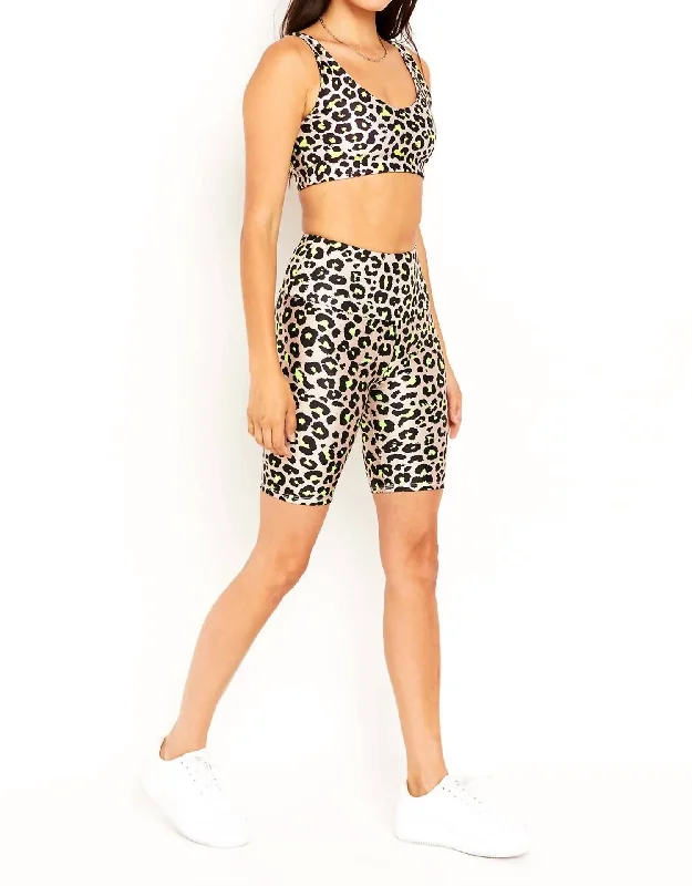 Versatile Style Neon U-Bra In Nude Cheetah