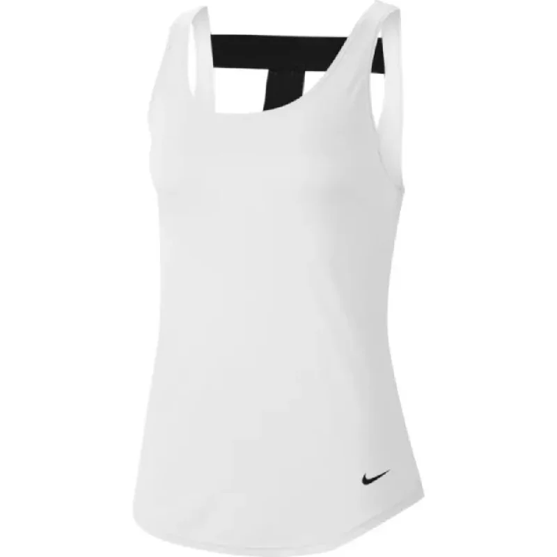 Chic Comfort Nike Dri-Fit Victory T-Shirt White/Black  CJ2363-100 Women's