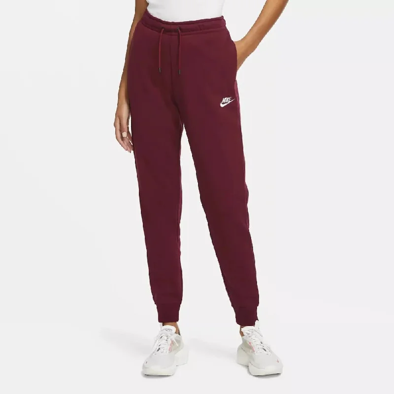 Trendy Wear Nike Sportswear Essential Fleece Joggers Dark Beetroot/White  BV4091-638 Women's