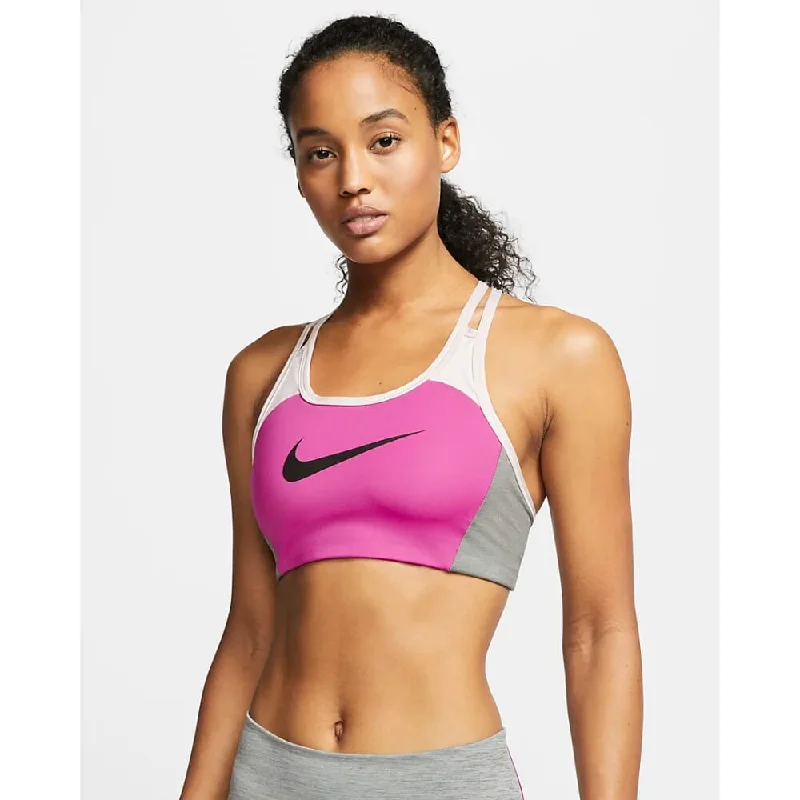 Breathable Comfort Nike Swoosh Active Fuchsia/Barely Rose/Smoke Grey/Black  CJ5865-623 Women's